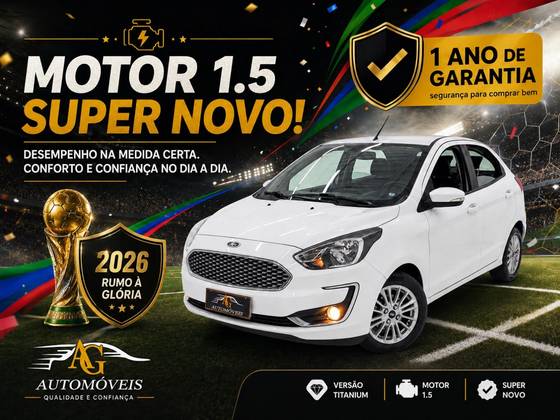 FORD KA 1.5 TI-VCT FLEX TITANIUM AUTOMÁTICO FORD KA 1.5 TI-VCT FLEX TITANIUM AUTOMÁTICO